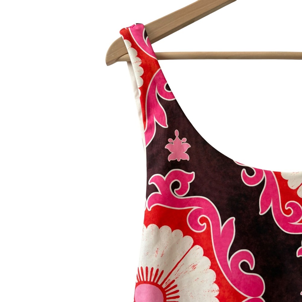 AGUA BENDITA Cleonie
Tribeca One-Piece Swimsuit Scoop Back High Cut NWT M - Picture 6 of 9